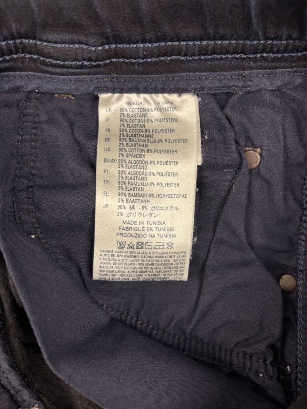 Diesel Krooley-NE Jogg Jeans W32 Dark Navy Stretch Denim - Picture 9 of 12